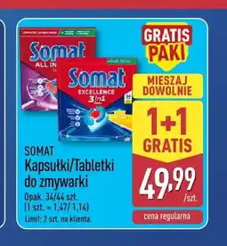 ALDI Kapsułki do zmywarki Somat oferta