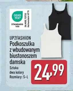 ALDI Podkoszulka z wbudowanym biustonoszem damska UP2FASHION oferta
