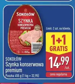 ALDI Szynka konserwowa premium Sokołów oferta