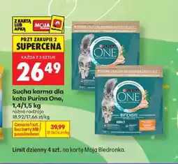 Biedronka Sucha karma dla kota Purina One oferta