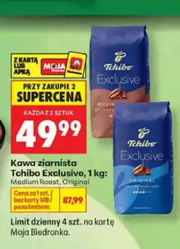 Biedronka Kawa ziarnista Tchibo Exclusive Original oferta