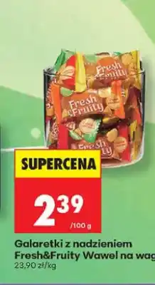 Biedronka Galaretki z nadzieniem Fresh & Fruity Wawel na wagę oferta