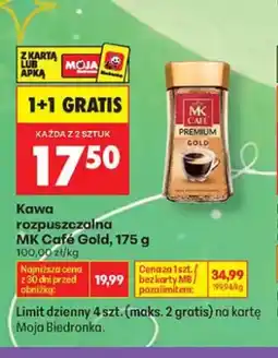 Biedronka Kawa rozpuszczalna MK Café Gold oferta