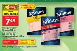 Biedronka Filet gotowany z kurczaka Krakus oferta