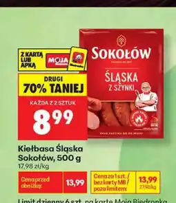 Biedronka Kiełbasa Śląska Sokołów oferta