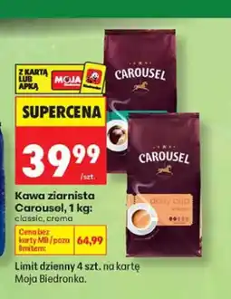 Biedronka Kawa ziarnista Carousel Daily Cup Classic oferta