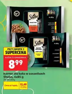 Biedronka Karma dla kota w saszetkach Sheba Selection oferta