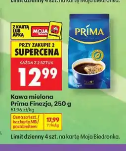 Biedronka Kawa mielona Prima Finezja oferta