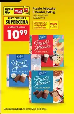 Biedronka Ptasie Mleczko E.Wedel waniliowe oferta