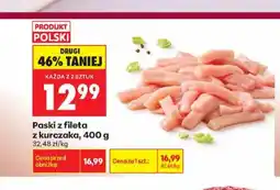 Biedronka Paski z fileta z kurczaka Kraina Mięs oferta