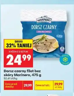 Biedronka Dorsz czarny filet bez skóry Marinero oferta