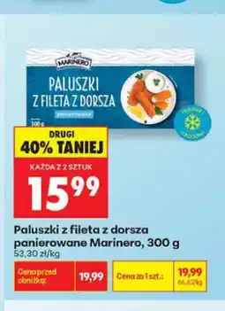 Biedronka Paluszki z fileta z dorsza panierowane Marinero oferta