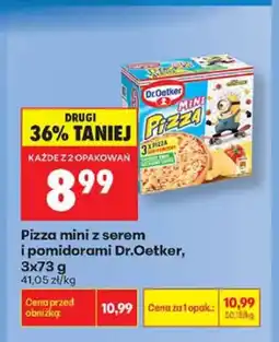 Biedronka Pizza mini z serem i pomidorami Dr. Oetker 3-pak oferta