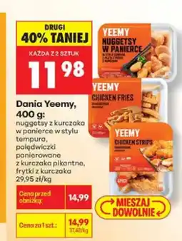 Biedronka Nuggetsy z kurczaka w panierce w stylu tempura Yeemy oferta