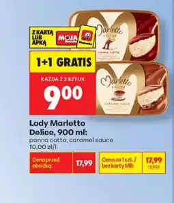 Biedronka Lody Marletto Delice panna cotta oferta