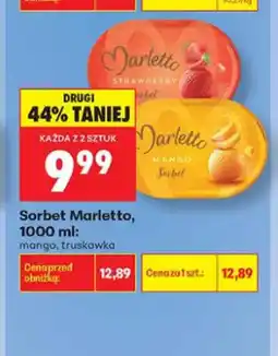 Biedronka Sorbet Marletto mango oferta