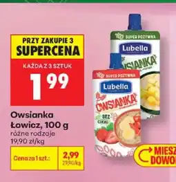 Biedronka Owsianka Lubella truskawkowa oferta