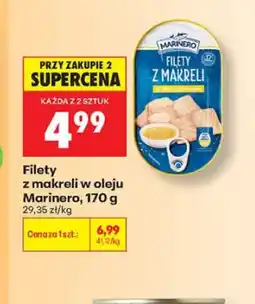 Biedronka Filety z makreli w oleju Marinero oferta