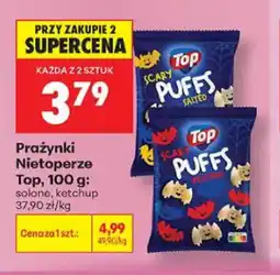 Biedronka Prażynki Nietoperze Top solone oferta