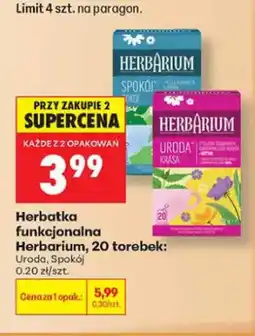 Biedronka Herbatka funkcjonalna Herbarium Spokój oferta