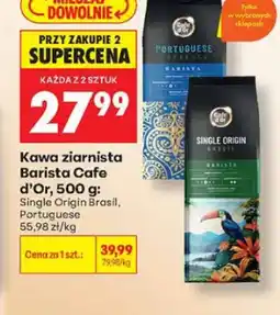 Biedronka Kawa ziarnista Barista Cafe d'Or Single Origin Brasil oferta