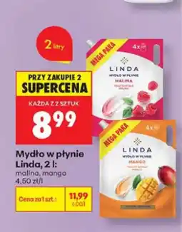 Biedronka Mydło w płynie Linda oferta