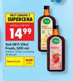 Biedronka Sok NFC Vital Fresh malina oferta