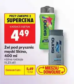 Biedronka Żel pod prysznic męski Skino oferta