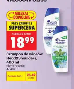 Biedronka Szampon do włosów Head & Shoulders Classic Clean oferta