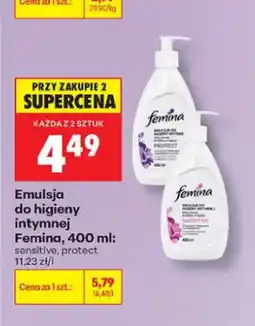 Biedronka Emulsja do higieny intymnej Femina oferta