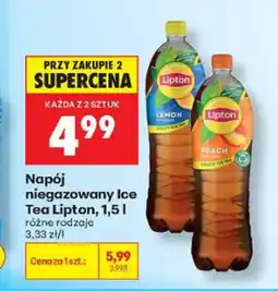 Biedronka Napój niegazowany Ice Tea Lipton Lemon oferta