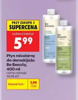 Biedronka Płyn micelarny do demakijażu Be Beauty Hydro Intense oferta