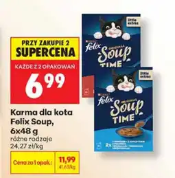 Biedronka Karma dla kota Felix Soup Original z wołowiną oferta