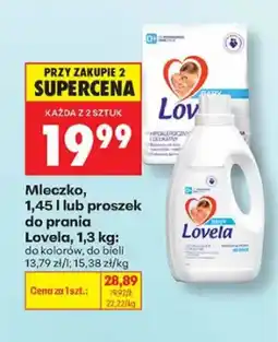 Biedronka Mleczko do prania Lovela oferta