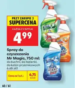 Biedronka Spray do czyszczenia do kuchni Mr Magic oferta