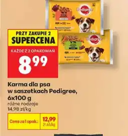 Biedronka Karma dla psa w saszetkach Pedigree Junior oferta
