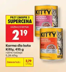 Biedronka Karma dla kota Kitty wołowina i wątróbka oferta