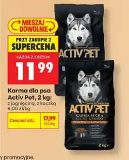 Biedronka Karma dla psa Activ Pet z jagnięciną oferta