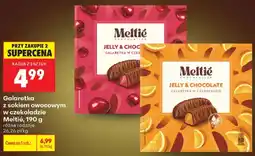 Biedronka Galaretka z sokiem owocowym w czekoladzie wiśniowa Meltié oferta
