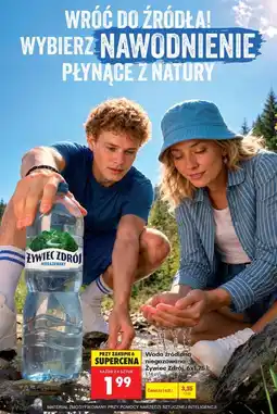 Biedronka Woda źródlana niegazowana Żywiec Zdrój oferta