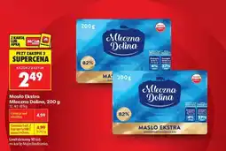 Biedronka Masło Ekstra Mleczna Dolina oferta