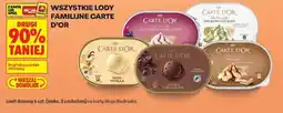 Biedronka Wszystkie lody familijne Carte D'Or oferta