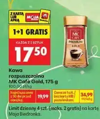 Biedronka Kawa rozpuszczalna MK Café Gold oferta