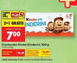 Biedronka Ciasteczka Kinder Kinderini oferta