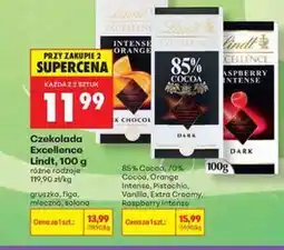 Biedronka Czekolada Excellence Lindt oferta
