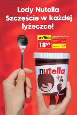 Biedronka Lody Nutella oferta