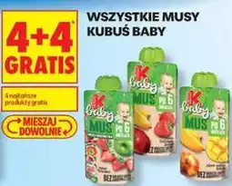 Biedronka Wszystkie musy Kubuś Baby oferta