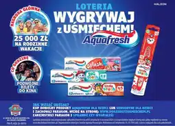 Biedronka Loteria Wygrywaj z uśmiechem Aquafresh oferta