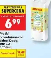 Biedronka Płatki bawełniane dla dzieci Dada, 100 szt oferta