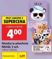 Biedronka Maska w płachcie NIUQI, 1 szt oferta